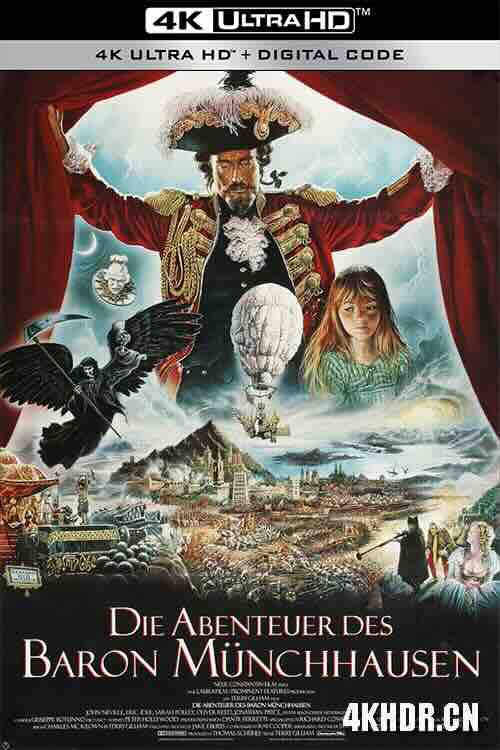 终极天将 The Adventures of Baron Munchausen (1988) / 吹牛大王历险记 / 通天神将 / 巴伦·门乔生历险记 / 蒙乔森男爵历险记 / 4K电影下载 / The.Adventures.of.Baron.Munchausen.1988.CC.2160p.UHD.BluRay.x265.10bit.DV.DTS-HD.MA.5.1