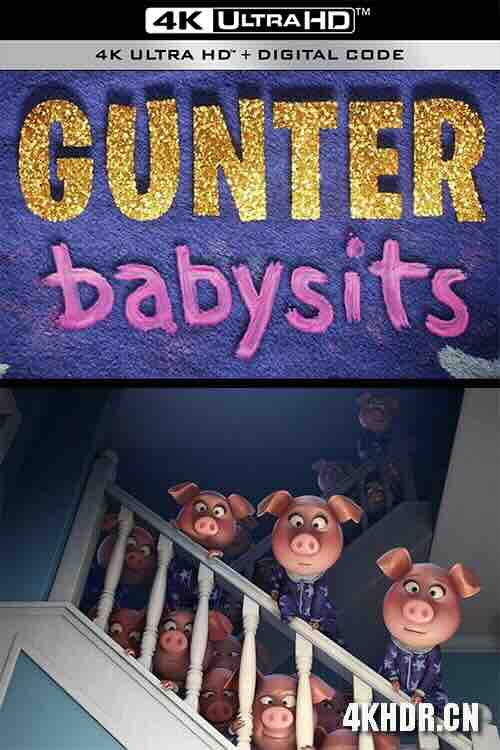 甘特保姆 Gunter Babysits (2017) / 甘特带孩子 / 《欢乐好声音》番外篇 / 4K动画片下载 / Gunter.Babysits.2017.2160p.UHD.BluRay.x265