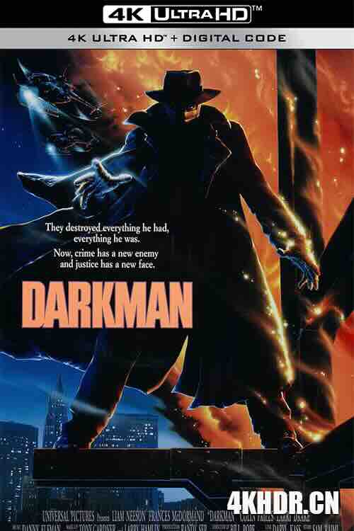 变形黑侠 Darkman (1990) / 魔侠震天雷(台) / 隐形黑侠 / 4K电影下载 / Darkman 1990 2160p UHD BluRay REMUX DV HDR HEVC DTS-HD MA 5 1-TRiToN