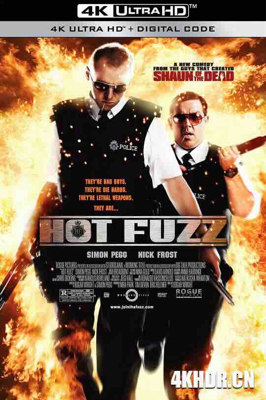 热血警探 Hot Fuzz (2007) / 爆辣刑警(港) / 终棘警探(台) / 终棘警探 / 热血条子 / 硬派雷子 / 硬派条子 / 4K电影下载 / Hot Fuzz 2007.UHD.BluRay.2160p.DTS-X.7.1.HEVC-DDR