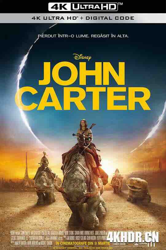 异星战场 John Carter (2012) / 异星战场: 强卡特战记(台) / 异星争霸战：尊卡特传奇(港) / 约翰·卡特 / 火星上的约翰·卡特 / 异星战场：约翰·卡特传奇 / John Carter of Mars / 4K电影下载 / John Carter (2012) Upscale [2160p] [AV1-10bit Opus 5.1]