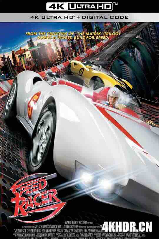 极速赛车手 Speed Racer (2008) / 骇速快手(台) / 极速赛车 / 4K电影下载 / Speed.Racer.2008.2160p.Ai-Upscaled.10Bit.H265.AC3.5.1-DirtyHippie.RIFE4.14-60fps