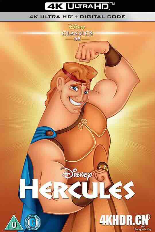 大力士 Hercules (1997) / 海格力斯 / 赫拉克勒斯 / 大力神 / 4K动画片下载 / Hercules.2014.2160p.WEBRip.x265.10bit.AAC5.1