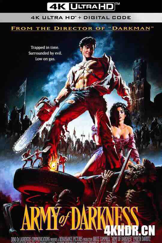 鬼玩人3：魔界英豪 Army of Darkness (1993) / Army of Darkness / 人玩鬼3：魔界英豪 / 黑暗军团 / 4K电影下载 / Army.of.Darkness.1992.THEATRICAL.2160p.BluRay.REMUX.HEVC.DTS-HD.MA.5.1-FGT