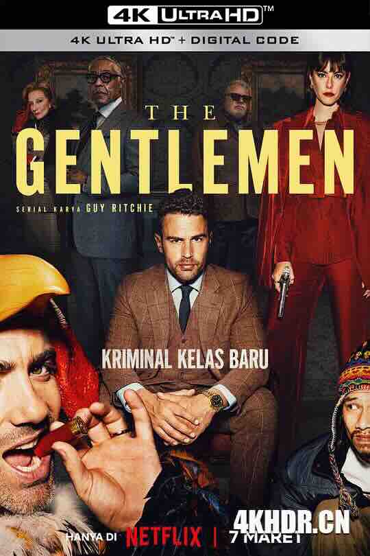 绅士们 The Gentlemen (2024) / 疯狂绅士帮(港) / 绅士追杀令(台) / 绅士们(剧版) / 4K美剧下载 / The.Gentlemen.2024.S01.MULTI.2160p.WEB-DL.DV.HDR.H265-AOC