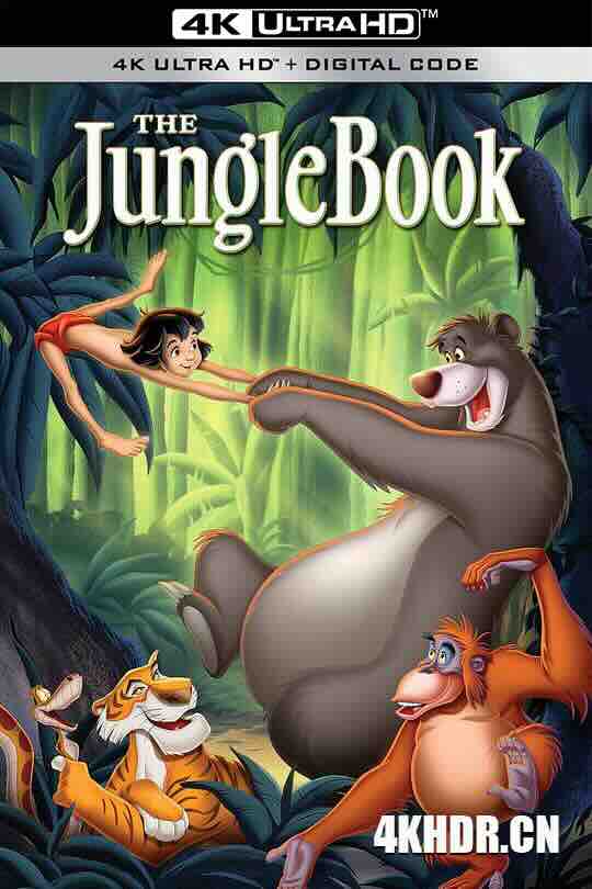 森林王子 The Jungle Book (1967) / 小泰山(港) / 丛林之书 / 4K动画片下载 / The Jungle Book (1967) Upscale [2160p] [AV1-10bit Opus 5.1]