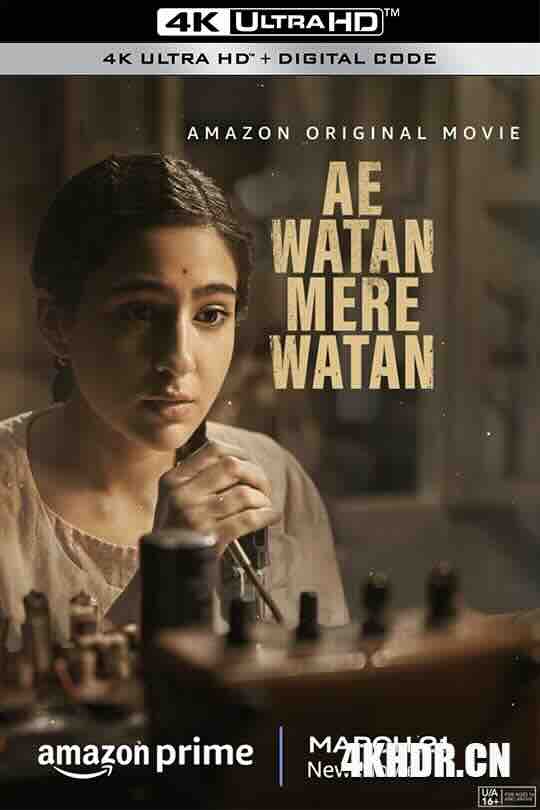 Ae Watan Mere Watan (2024) / 4K电影下载 / Ae.Watan.Mere.Watan.2024.2160p.AMZN.WEB-DL.DDP.5.1.Atmos.DV.H.265