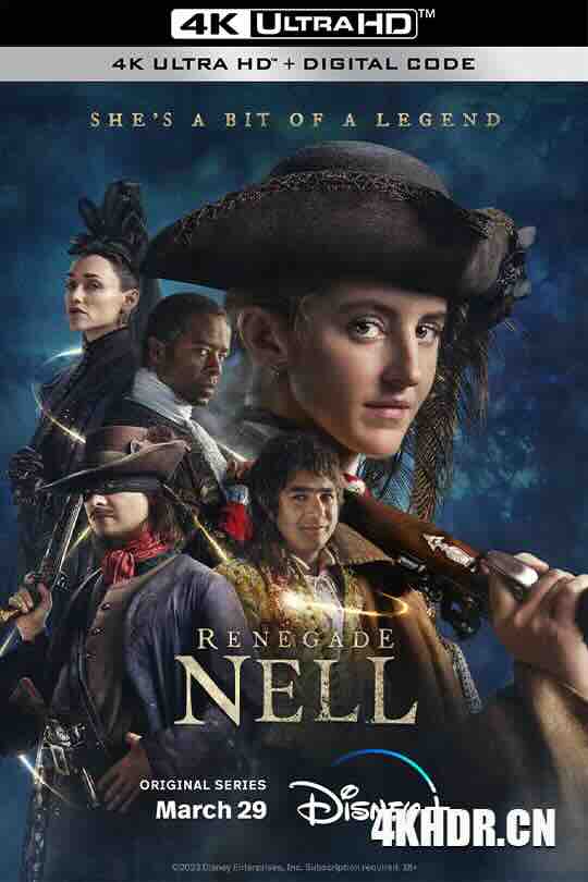 叛逆女流 Renegade Nell (2024) / 叛徒内尔 / The Ballad of Renegade Nell / 4K美剧下载 / Renegade.Nell.S01.COMPLETE.2160p.WEB-DL.HDR.ENG.LATINO.CASTELLANO.POR.DDP5.1.Atmos.H265