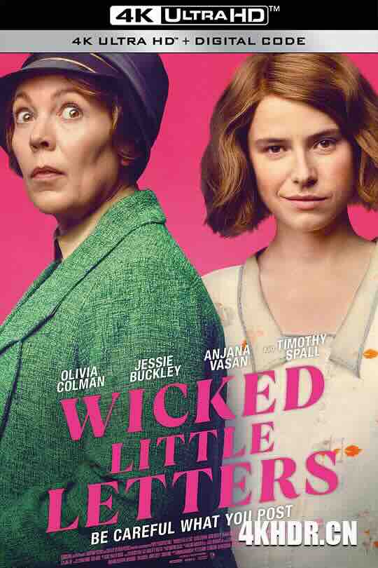 小小恶信件 Wicked Little Letters (2023) / 邪恶信件 / 邪恶小信件 / 4K电影下载 / Wicked.Little.Letters.2023.2160p.WEB-DL.DDP5.1.DV.HDR.H.265