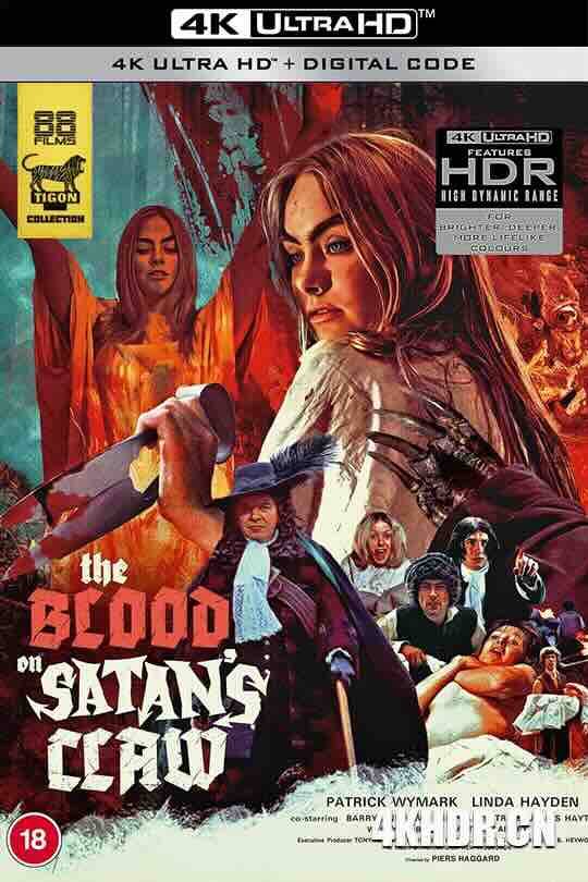 撒旦之鸦 Blood on Satan's Claw (1971) / Satan's Skin / 捉妖降魔 / 鬼爪 / 4K电影下载 / The.Blood.on.Satans.Claw.1971.4K.HDR.DV.2160p.BDRip