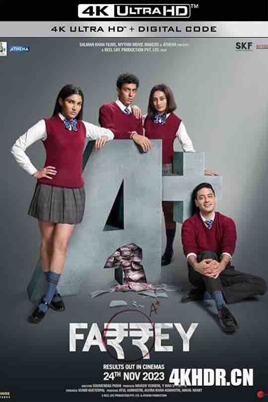 天才枪手（印度版） Farrey (2023) / 4K电影下载 / Farrey.2023.Hindi.2160p.ZEE5.WEB-DL.DD+5.1.H.265