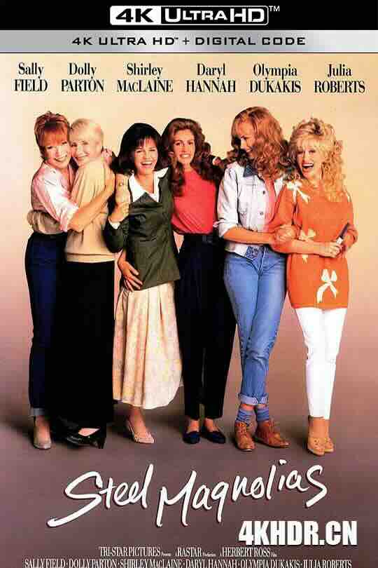 钢木兰 Steel Magnolias (1989) / 常伴我左右(港) / 钢木兰花 / 4K电影下载 / Steel.Magnolias.1989.2160p.UHD.Blu-ray.REMUX.DV.HDR.HEVC.TrueHD.7.1.Atmos