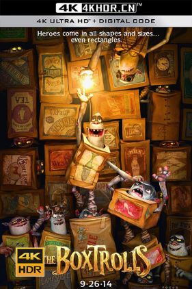 盒子怪 The Boxtrolls (2014) / 怪诞小箱侠(港) / 怪怪箱(台) / 拯救盒怪 / 这里有怪兽 / The.Boxtrolls.2014.2160p.BluRay.REMUX.HEVC.DTS-HD.MA.TrueHD.7.1.Atmos-FGT